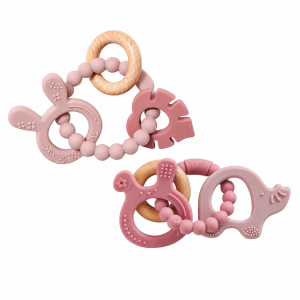 Teether Set - Vintage Rose (2 Pack)