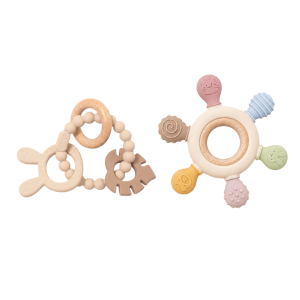 Teether Set - Soft Harvest Colour (2 Pack)