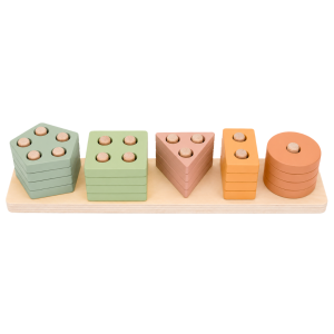 Montessori Shape And Colour Sorting Stacker
