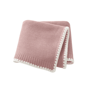 SnuggleBug Baby Knitted Swaddle – Simple, Stylish & Soft - Pink