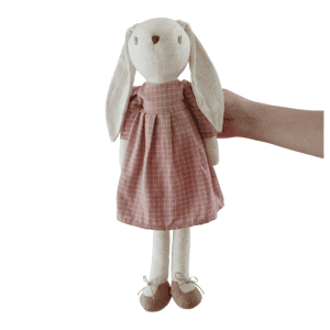 Rosie the Bunny – Soft Plush Toy in Pink Dress