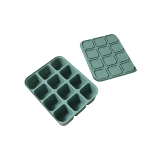 Baby Soft Silicone Easy Release Freezer Tray with Lid - 4/6/12 Compartment