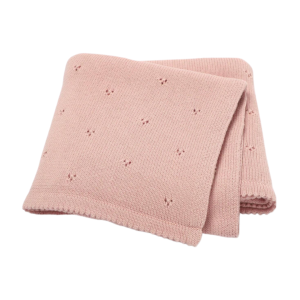 SnuggleBug Baby Knitted Swaddle – Simple, Stylish & Soft - Pink
